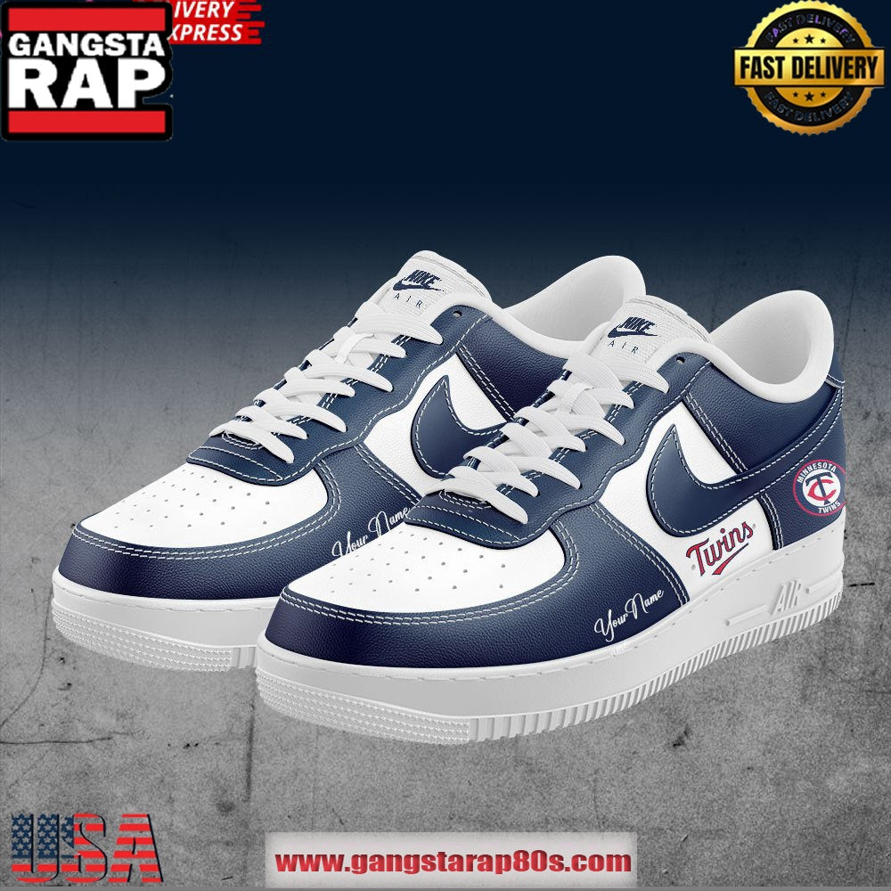 Minnesota Twins 2025 Custom Air Force 1 Running Sneakers Shoes