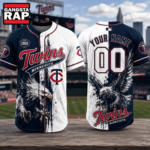 Minnesota Twins 2026 MLB Eagle America Personalized Baseball Jersey