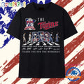 Minnesota Twins 65th Season Abbey Road Legends Signatures T Shirt