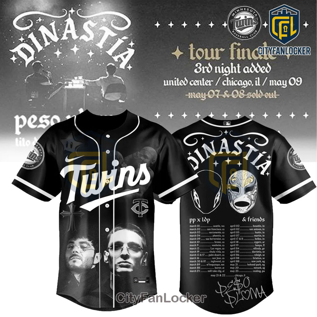 Minnesota Twins Dinastia Tour Limited Edition 2026 Baseball Jersey
