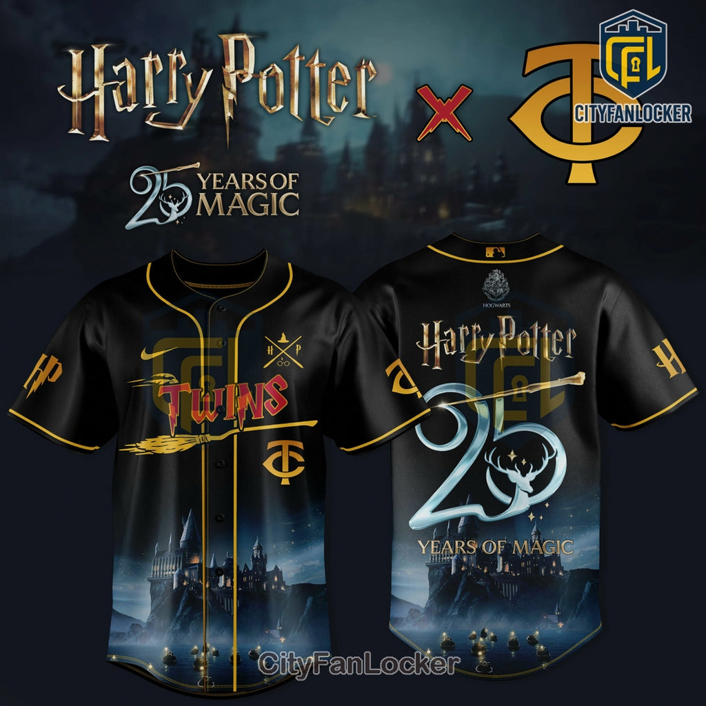 Minnesota Twins Harry Potter 25 Years of Magic Baseball Jersey