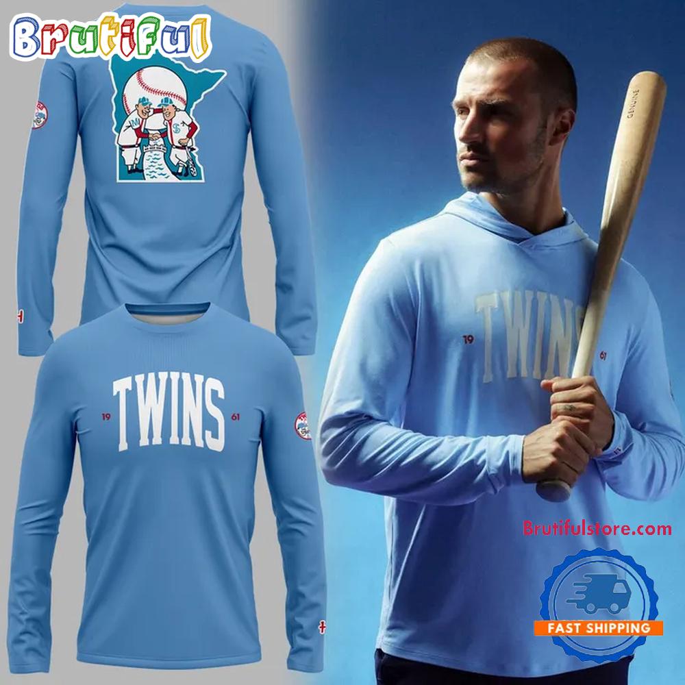 Minnesota Twins Sky Blue Long Sleeve Shirt