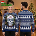 Minnesota Twins Sugar Skull Ugly Christmas Sweater