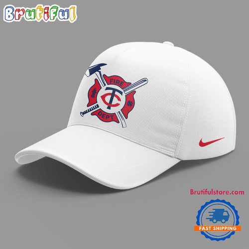 Minnesota Twins x Firefighter Appreciation Night White Baseball Cap