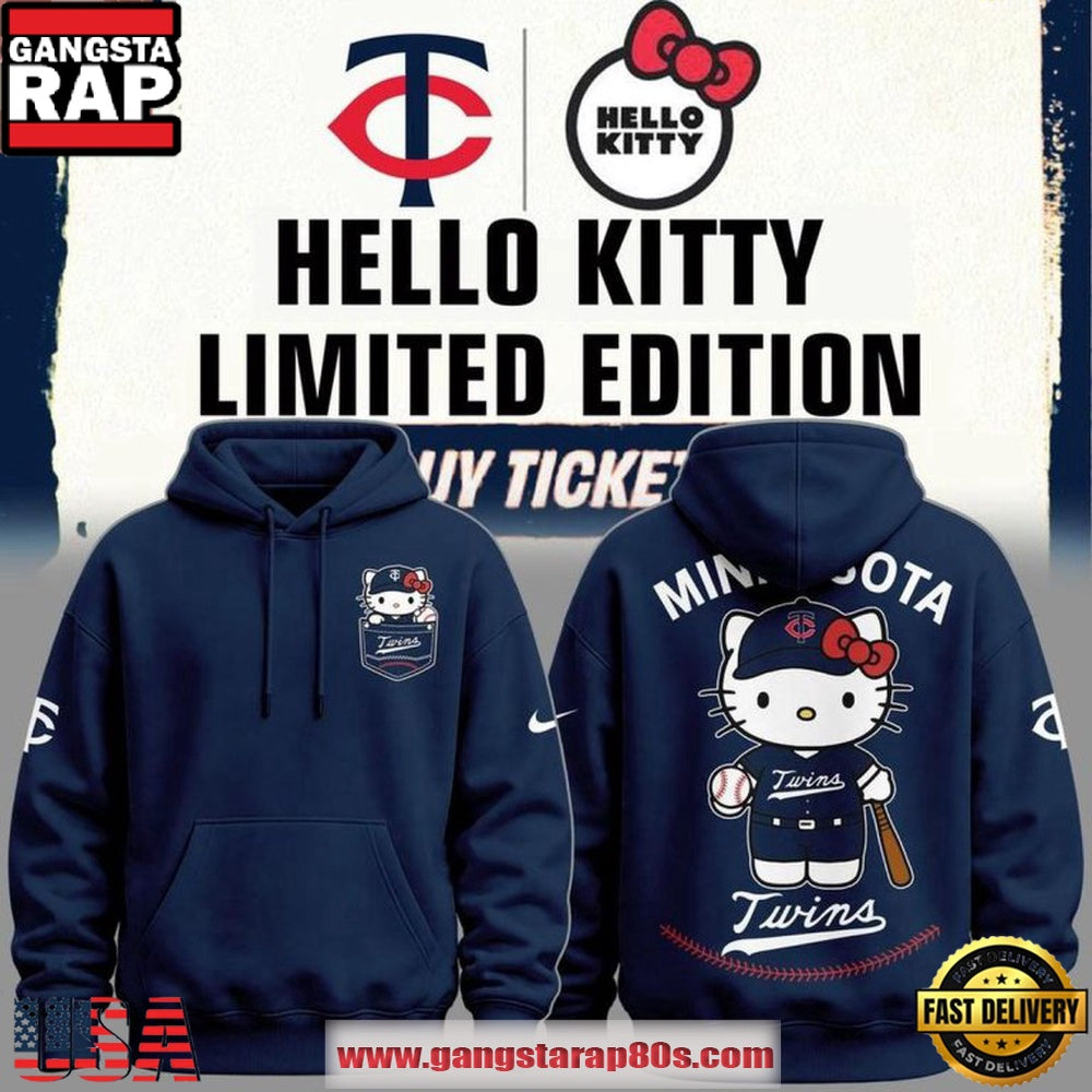 Minnesota Twins x Hello Kitty Night 2026 Limited Edition Hoodie T-Shirt