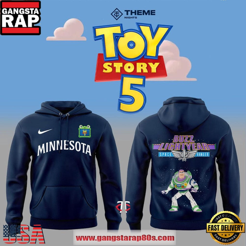 Minnesota Twins x Toy Story Day 2026 Buzz Lightyear Unisex Hoodie T-Shirt