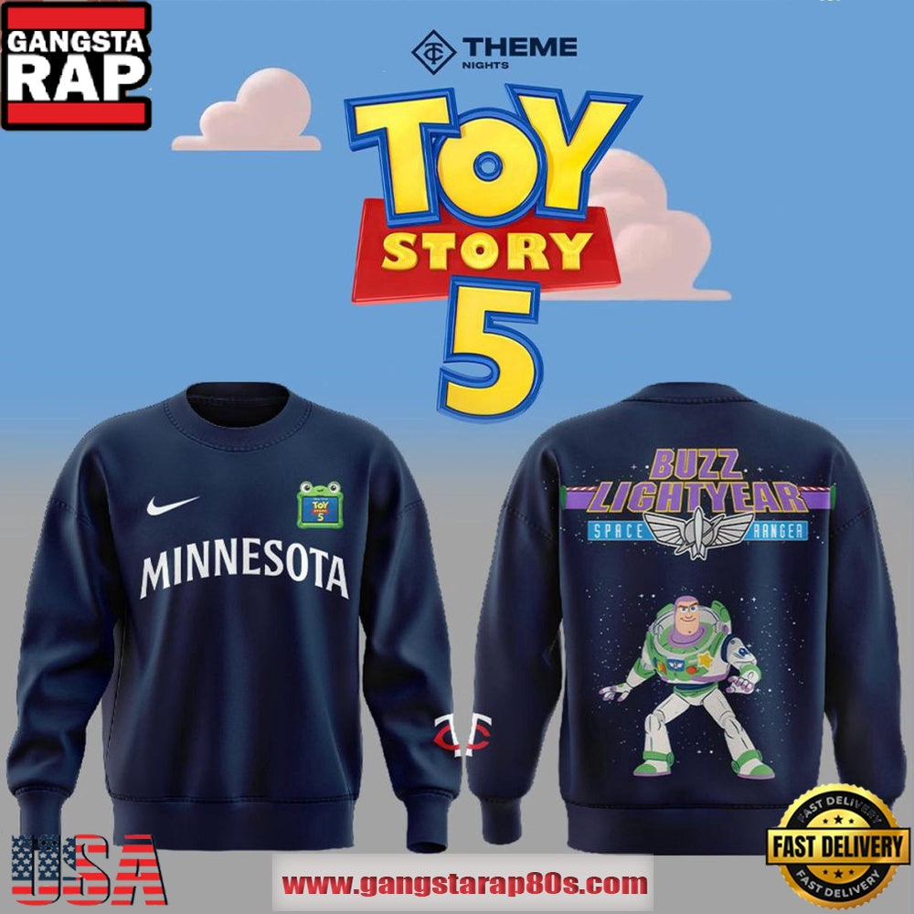 Minnesota Twins x Toy Story Day 2026 Buzz Lightyear Unisex Hoodie T-Shirt
