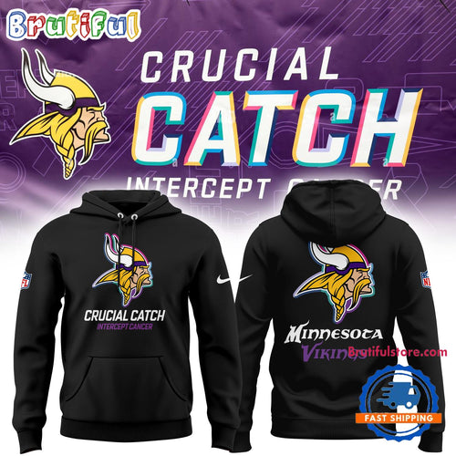 Minnesota Vikings 2024 NFL Crucial Catch Limited New Hoodie