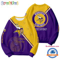 Minnesota Vikings 2025 NFL Customized Round Neck Sweatshirt