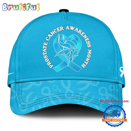 Minnesota Vikings 2025 NFL Prostate Cancer Awareness Baseball Cap