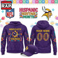 Minnesota Vikings 2026 Hispanic Heritage Month Limited Custom Hoodie