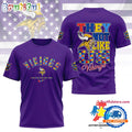Minnesota Vikings 2026 NFL Autism Awareness Month All Over Print Shirt