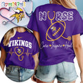 Minnesota Vikings 2026 NFL Nurse Care Inspire Heal Unisex 3D Shirt