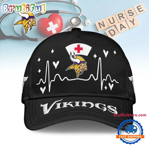 Minnesota Vikings 2026 NFL Nurse Vibes Classic Cap