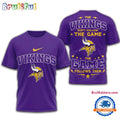 Minnesota Vikings 2026 NFL Rule The Field Limited 3D T Shirt