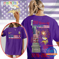 Minnesota Vikings 2026 NFL Statue Of Liberty 250th Anniversary Unisex 3D Shirt