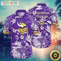 Minnesota Vikings Hawaii Shirt Flower Vacation Mood Shirts