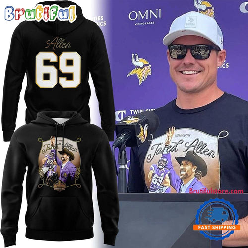 Minnesota Vikings Jared Allen Class of 2025 Hoodie T-Shirt