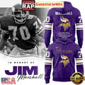 Minnesota Vikings Jim Marshall Memories All Over Print T-Shirt Hoodie