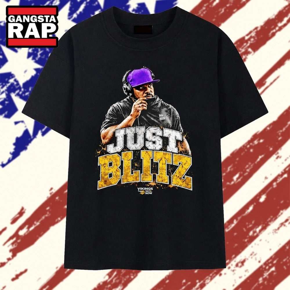Minnesota Vikings Just Blitz NFL Football T Shirt