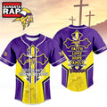 Minnesota Vikings NFL Blessed Beyond The Score Baseball Jersey