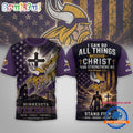 Minnesota Vikings NFL Faith Family Limited Edition 3D Shirt