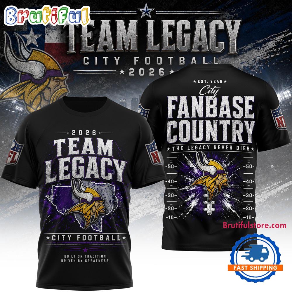 Minnesota Vikings NFL Gridiron Dynasty Limited Edition 3D Shirt