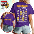 Minnesota Vikings NFL Jam Snoopy Peanuts Football Fan 3D Shirt, Football New Design Shirt