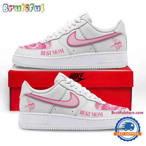 Minnesota Vikings NFL Mother Day Best Mom Air Force 1 Shoes Sneaker