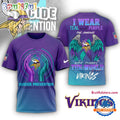Minnesota Vikings NFL National Suicide Prevention Month 3D Shirt
