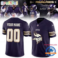 Minnesota Vikings NFL Rivalries 2026 Custom Name And Number Football Jersey
