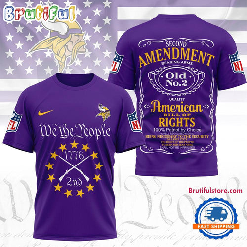 Minnesota Vikings NFL Second Amendment Limited Edition 3D Shirt