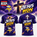 Minnesota Vikings x Jesus Won 2026 Special New T Shirt