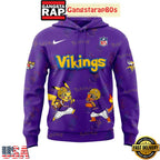Minnesota Vikings x Pokemon Go 2025 Unisex 3D Hoodie