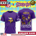 Minnesota Vikings x Scooby Doo Premium Custom Name 3D Shirt
