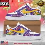 Minnesota Vikings Xmas Holiday Limited Edition Air Force 1 Running Sneakers Shoes