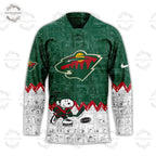 Minnesota Wild 2025 Peanuts Christmas New Hockey Jersey