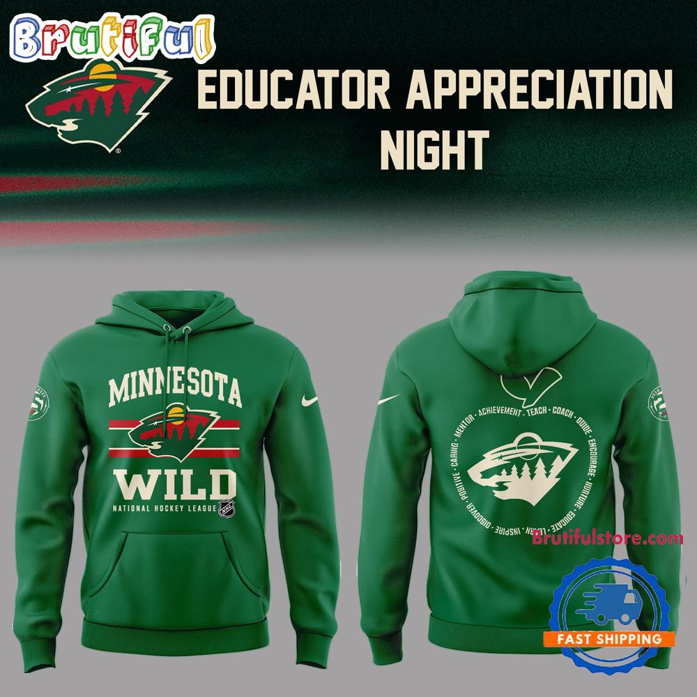 Minnesota Wild Educators Appreciation Night 2025 Hoodie