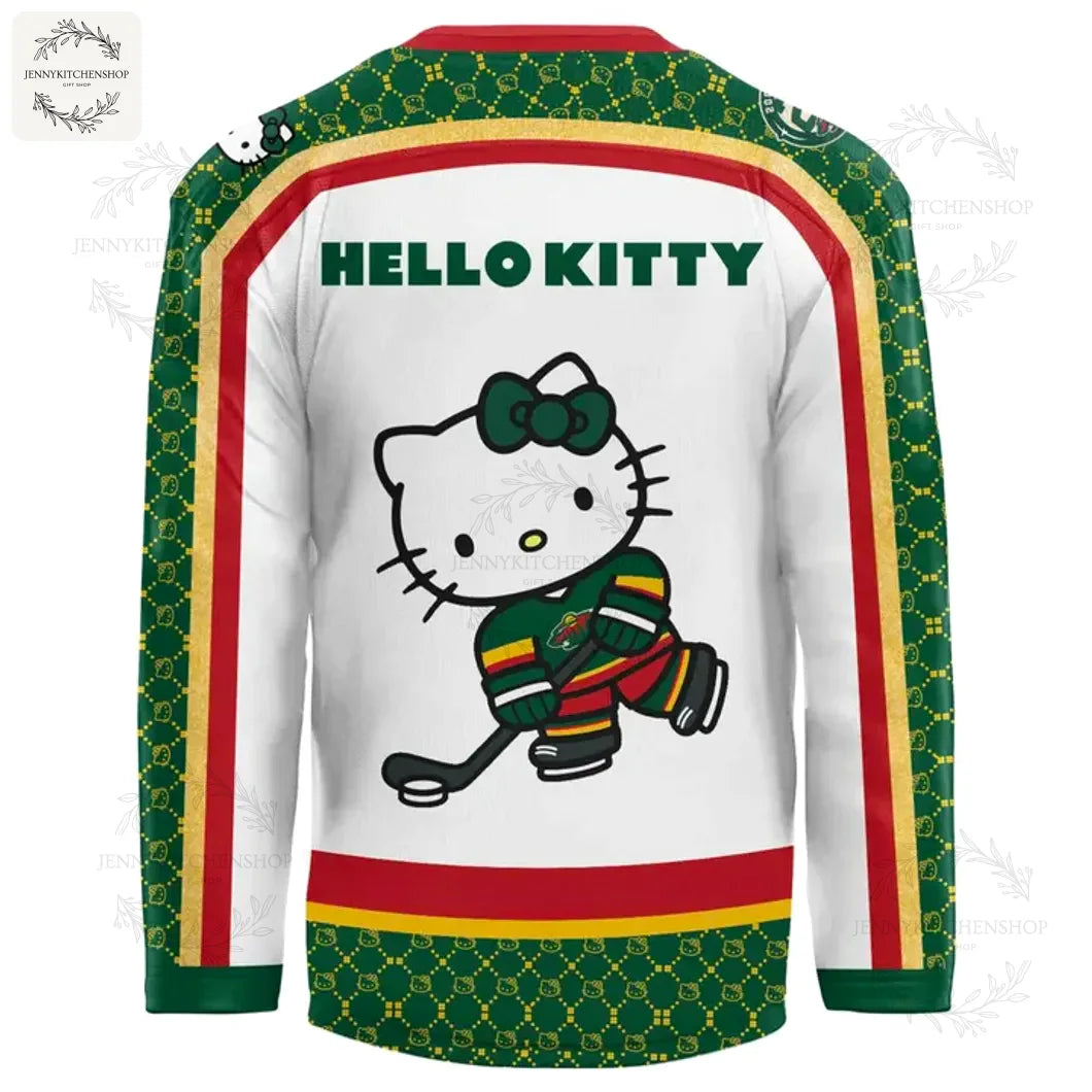 Minnesota Wild x 2025 Hello Kitty Night Hockey Jersey