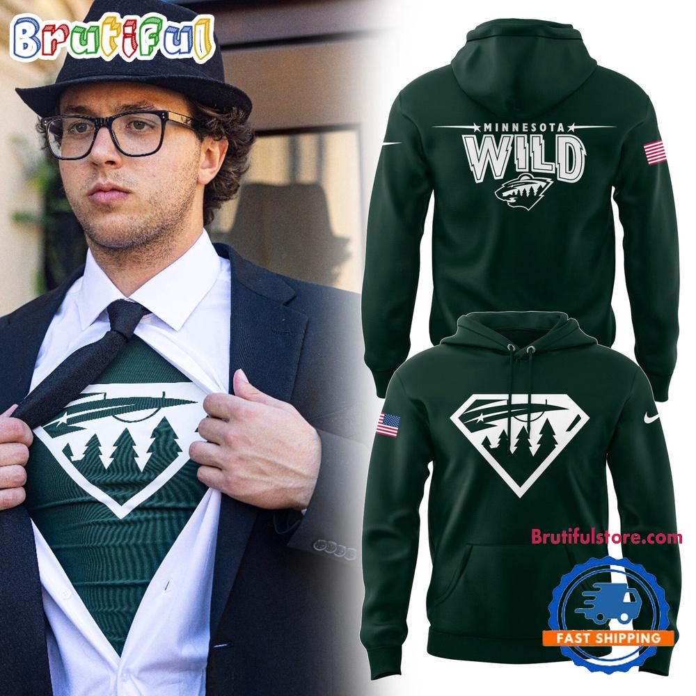 Minnesota Wild In honor of Team USA Limited Edition Hoodie T-Shirt