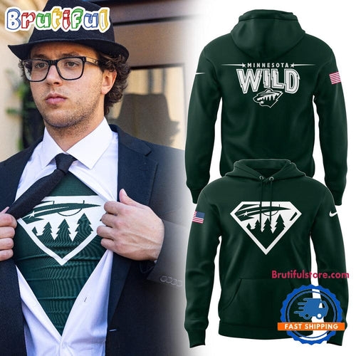 Minnesota Wild In honor of Team USA Limited Edition Hoodie T-Shirt