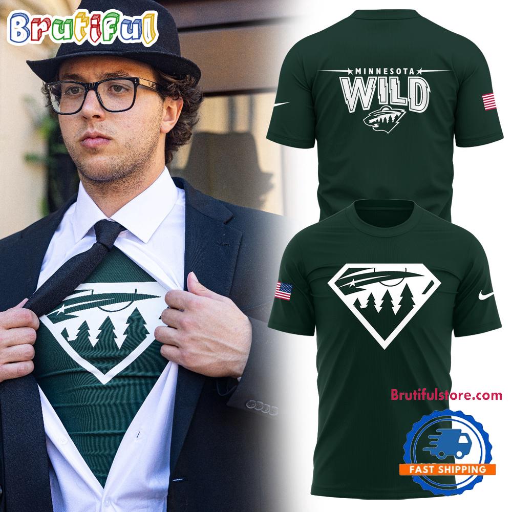 Minnesota Wild In honor of Team USA Limited Edition Hoodie T-Shirt