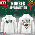 Minnesota Wild Nurses Appreciation 2025 Unisex Hoodie