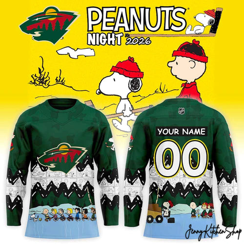 Minnesota Wild Peanuts Night 2026 Hockey Jersey