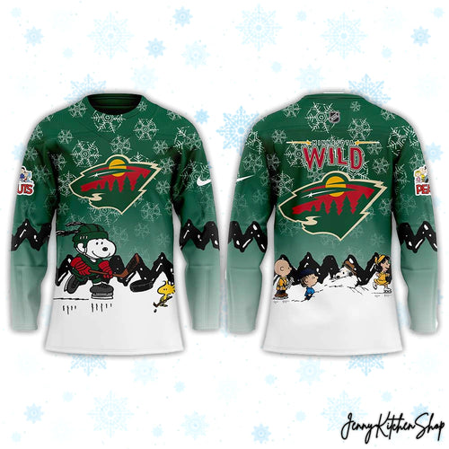 Minnesota Wild Peanuts Winter Hockey Jersey