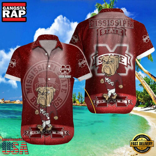 Mississippi State Bulldogs NCAA Hawaiian Shirt Personalized Cheap Hawaiian Shirt