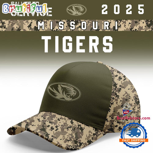 Missouri Tigers 2025 NCAA Salute To Service Limited New Cap