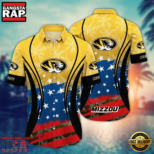MLB Missouri Tigers Team Logo Hot Summer Aloha Hawaiian Shirt