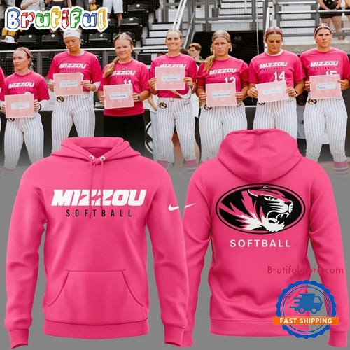 Missouri Tigers Softball Pink Game Uniform 2026 Hoodie T-Shirt