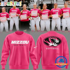 Missouri Tigers Softball Pink Game Uniform 2026 Hoodie T-Shirt